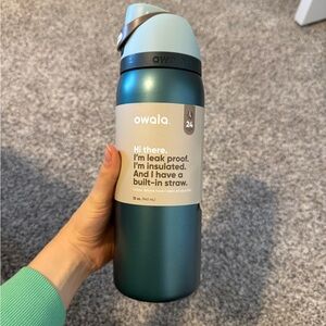 Owala Teal Insulated Water Bottle